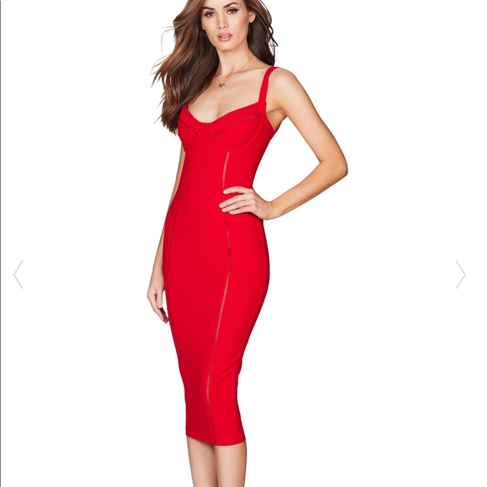 NWT Nookie red midi